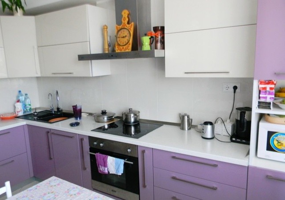 Встроенная кухня-Кухня МДФ в ПВХ «Модель 238»-фото2