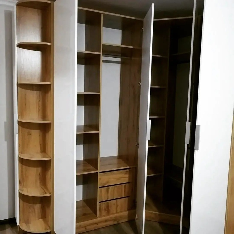 Шкафы-Белый шкаф по размеру «Модель 133»-фото3