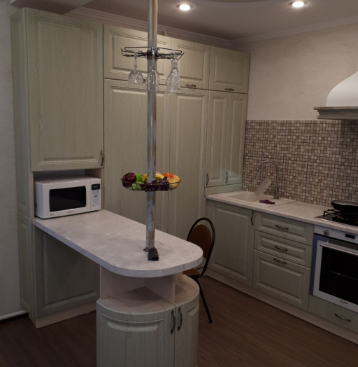 Белый кухонный гарнитур-Кухня «Модель 496»-фото3